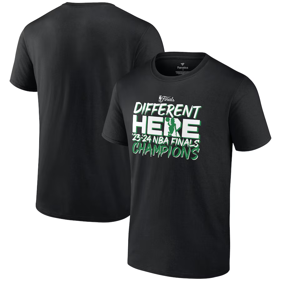 Men NBA Boston Celtics  2024 Champions T shirts black style 14->nba t-shirts->Sports Accessory